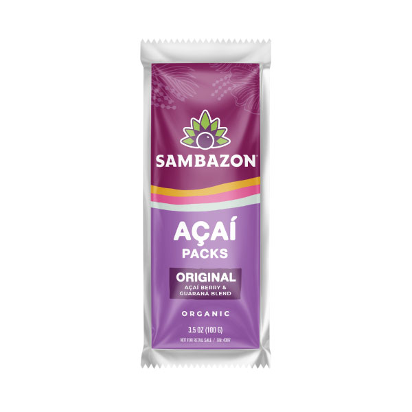 Org.,FFL Açaí Berry Smoothie Pack Original Blend, 100 g (โฟรเซน อาไซอิ แพ็ค)